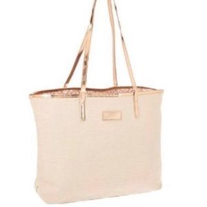 NWOT❗️Laura Geller Rose Gold & Beige Tote